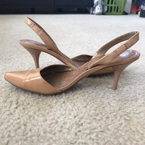 Sam Edelman patent leather slingback heel